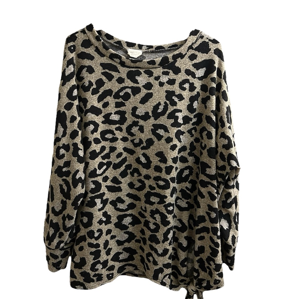 Budget-Friendly - 143 Story By Line Up Leopard Print Sweater Size 3XL